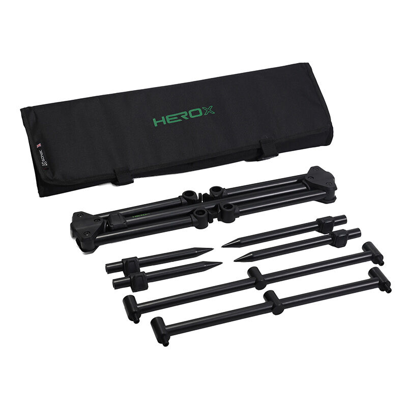 Rod Pod Sonik Herox 3 Rod Pod Aluminium Compact - Rod Pod | Pacific P&ecirc;che