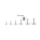 Hame&ccedil;on triple carnassier vmc 9607 d&eacute;tachable (x10) - Triples | Pacific P&ecirc;che