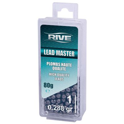 Bo&icirc;te de plombs rive lead master 80g - Ronds | Pacific P&ecirc;che