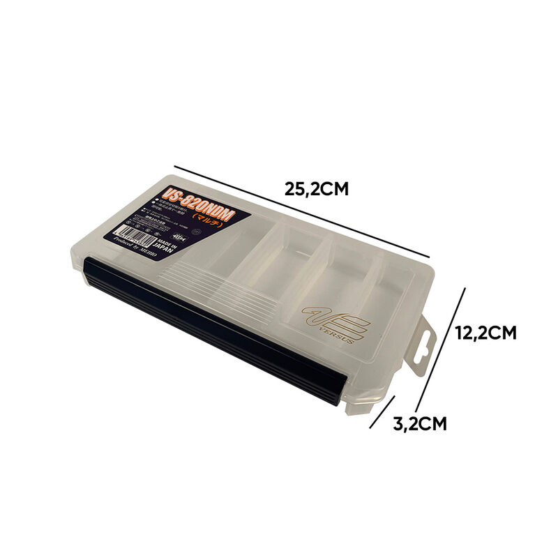 Boite Versus VS-820NDM-Clear 23.2x12.2x3.2cm - Bo&icirc;tes | Pacific P&ecirc;che