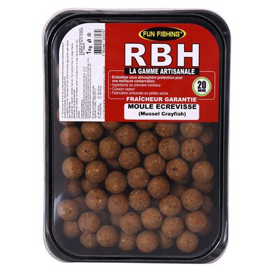 Bouillettes Fun Fishing RBH Boilies Moule Ecrevisse 800g - Denses | Pacific P&ecirc;che