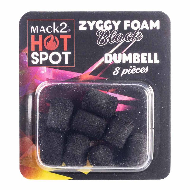 Mousse zig rig mack2 ziggy foam dumbell (x8) - Imitations | Pacific P&ecirc;che