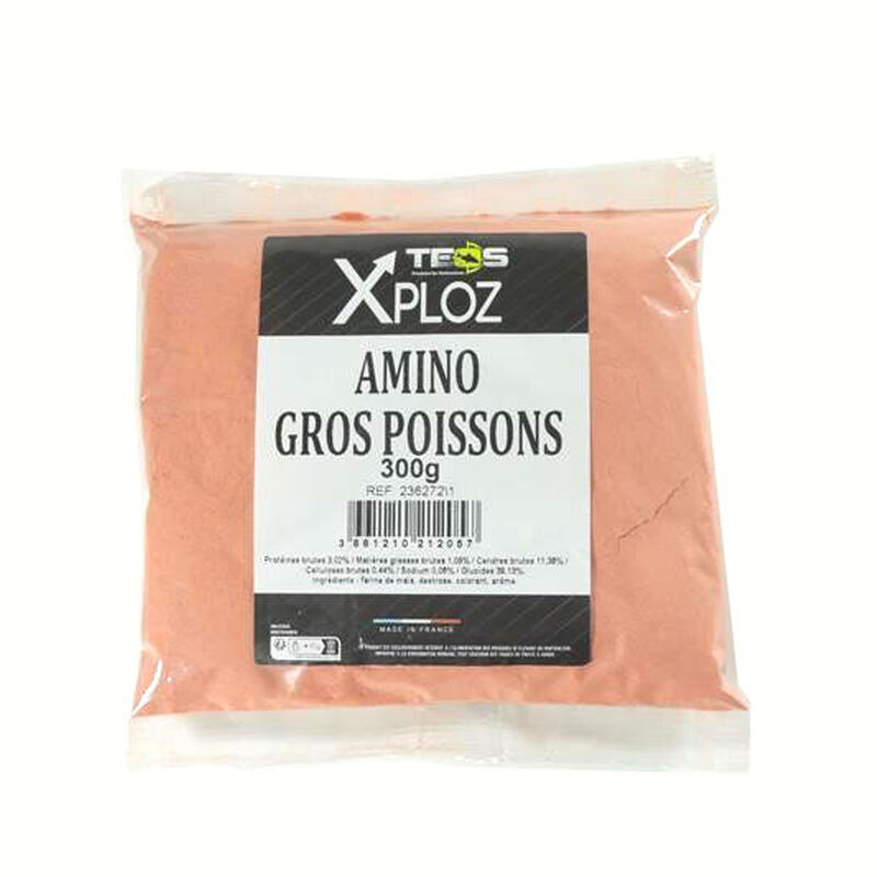 Additif Teos Xploz Amino Gros Poissons 300g - Additifs | Pacific P&ecirc;che