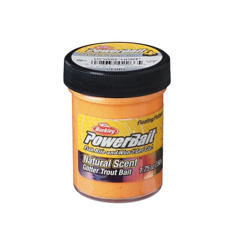 Pate a truite Berkley Natural Glitter Trtbt Garlic 50g - P&acirc;tes &agrave; truite | Pacific P&ecirc;che