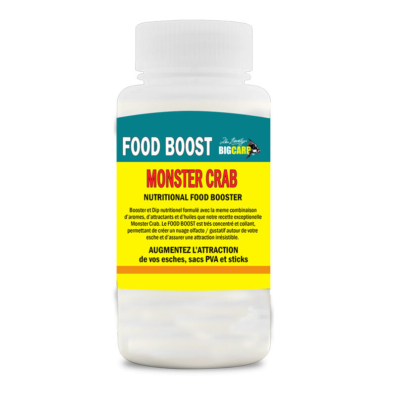 Food Boost Big Carp Monster Crab 250 ml - Boosters / dips | Pacific P&ecirc;che