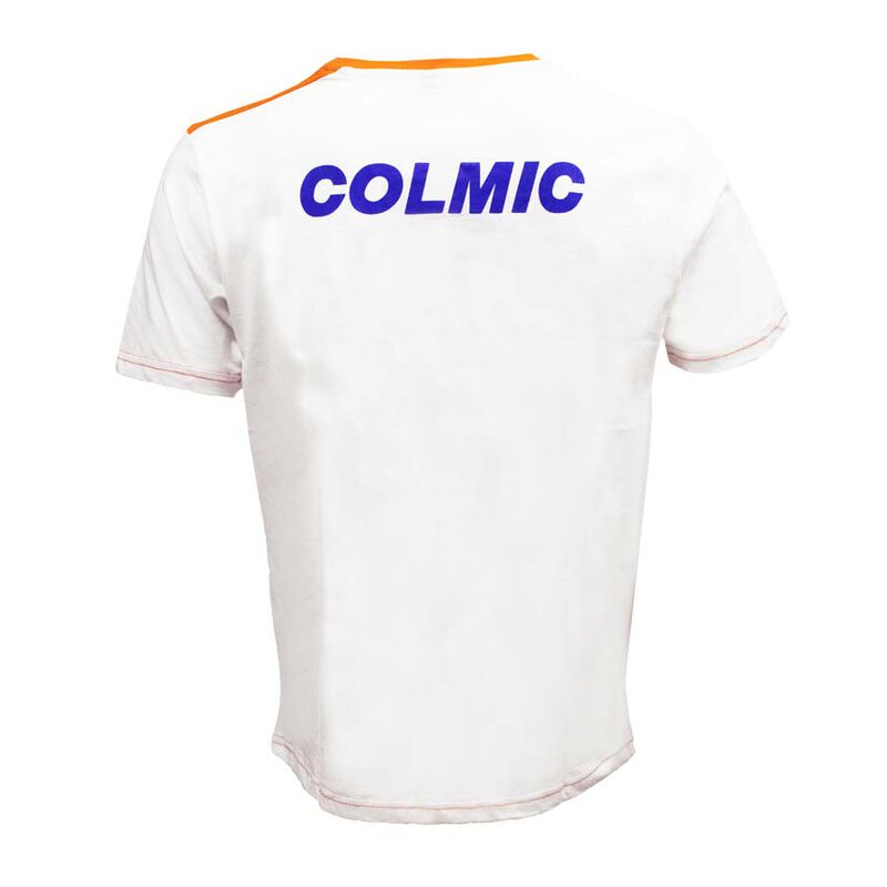 T-shirt Colmic Blanc/orange - T-shirts manches courtes | Pacific P&ecirc;che