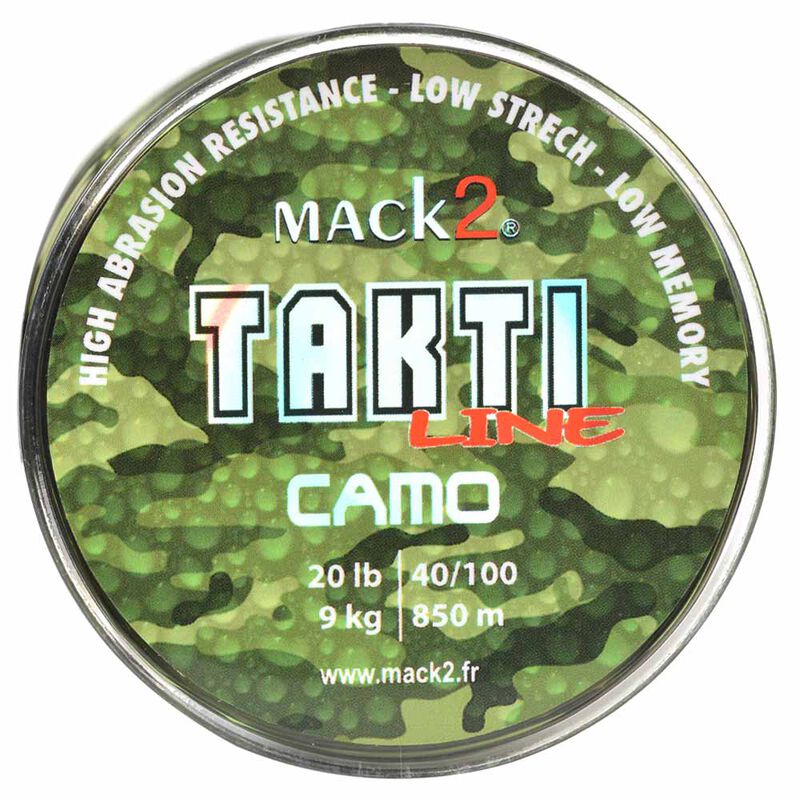 Nylon carpe mack2 takti line camo - Monofilament | Pacific P&ecirc;che