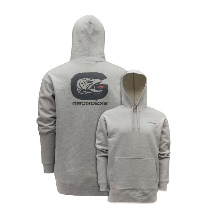 Sweatshirt Grundens G Trout Hoodie Ahtletic Heather - Sweatshirts | Pacific P&ecirc;che