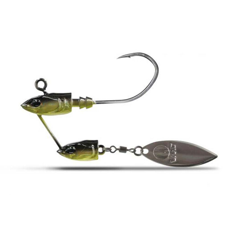 T&ecirc;tes Plomb&eacute;es Underspin VMC Twin Jig Green (x2) - T&ecirc;tes plomb&eacute;es | Pacific P&ecirc;che