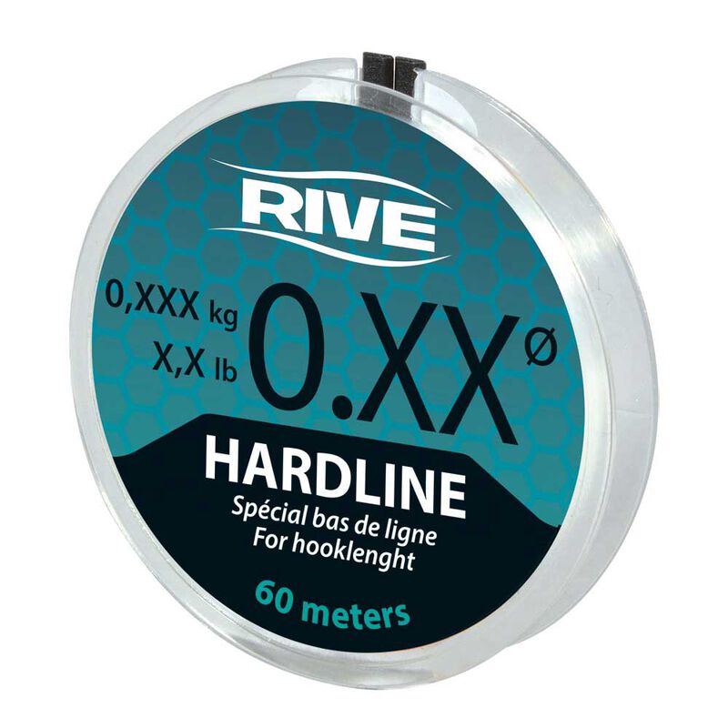 Nylon Hybride Rive 60m Hardline transparent - Monofilaments Coup | Pacific P&ecirc;che