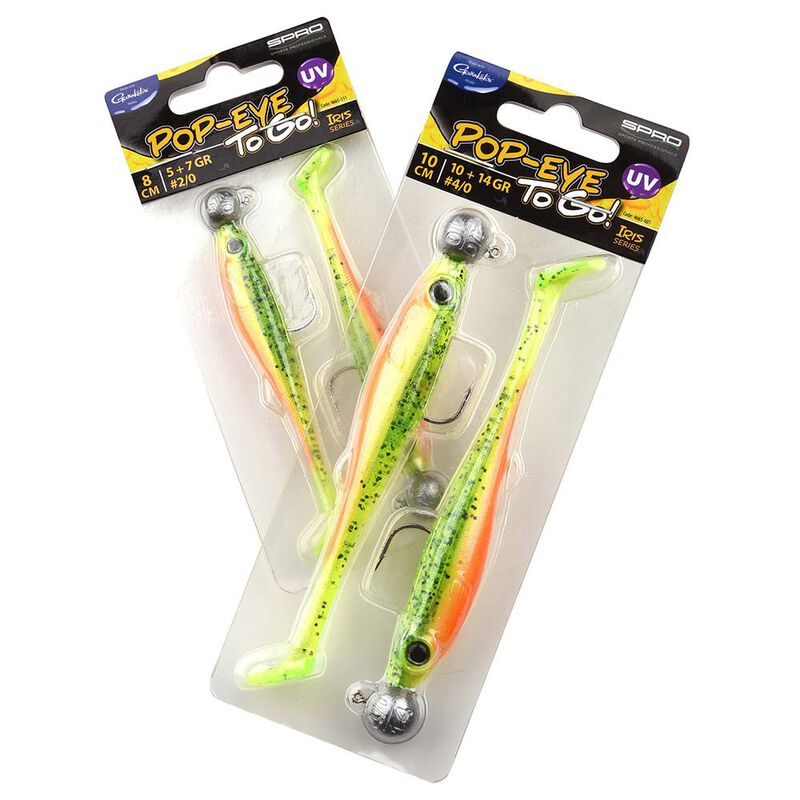 Leurre Souple Shad Spro Iris Pop-Eye 10cm, 10g (x2) - Shads | Pacific P&ecirc;che