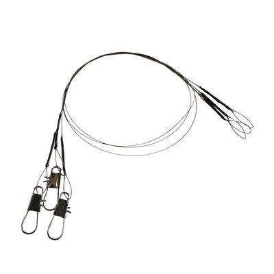 Bas de ligne acier Redfish Power Steel 49 brins, 40cm (x3) - Carnassier au pos&eacute; | Pacific P&ecirc;che