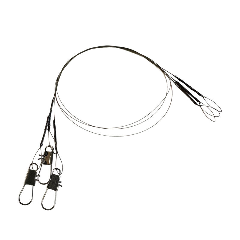 Bas de ligne acier Redfish Power Steel 49 brins, 40cm (x3) - Carnassier au pos&eacute; | Pacific P&ecirc;che