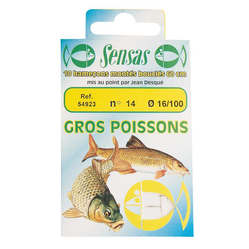 Hame&ccedil;ons mont&eacute;s coup sensas gros poissons (x10) - Hame&ccedil;ons &agrave; Palettes | Pacific P&ecirc;che
