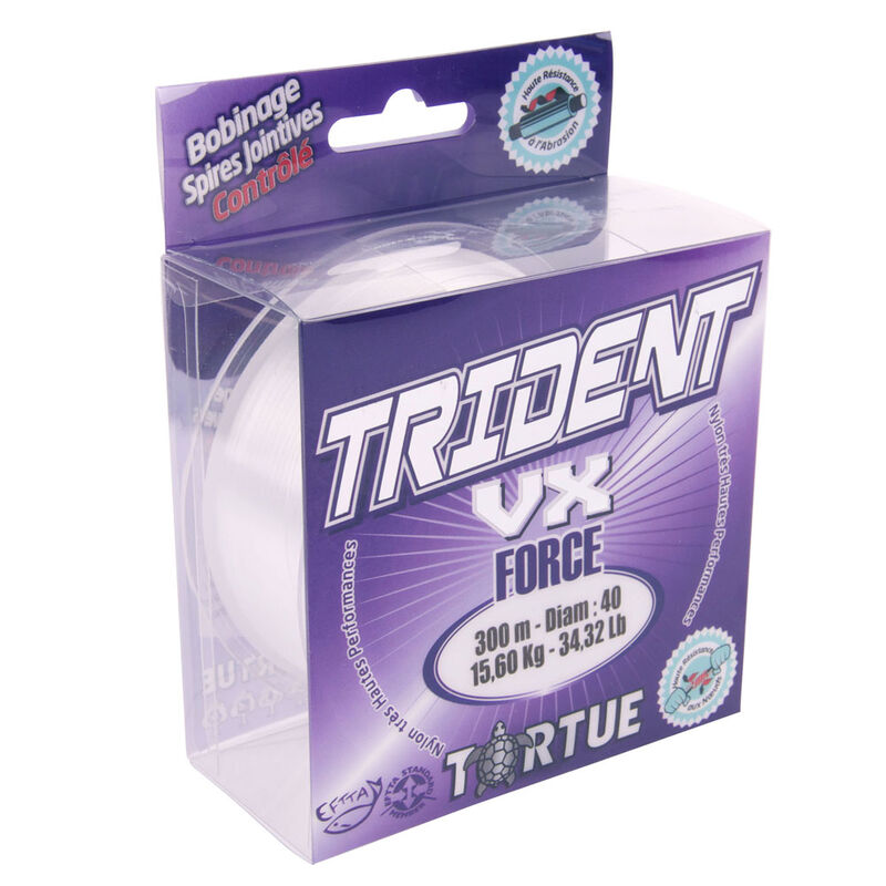 Fil nylon tortue trident vx force 300m - Nylons | Pacific P&ecirc;che