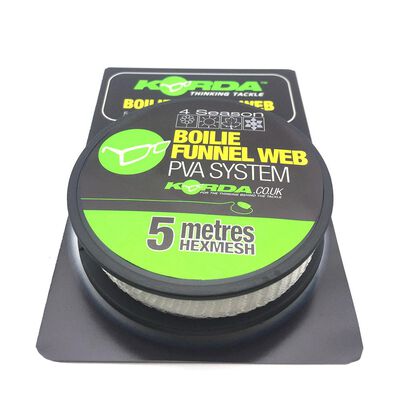 Recharge de filet soluble carpe korda boilie funnel web hexmesh (5m) - Filets | Pacific P&ecirc;che