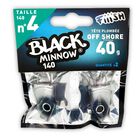T&ecirc;te plomb&eacute;e fiiish black minnow 140 off shore 40g (x2) - T&ecirc;tes Plomb&eacute;es | Pacific P&ecirc;che