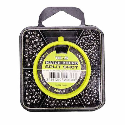Boite de plombs Teos Box Match Round Super Soft - Ronds | Pacific P&ecirc;che