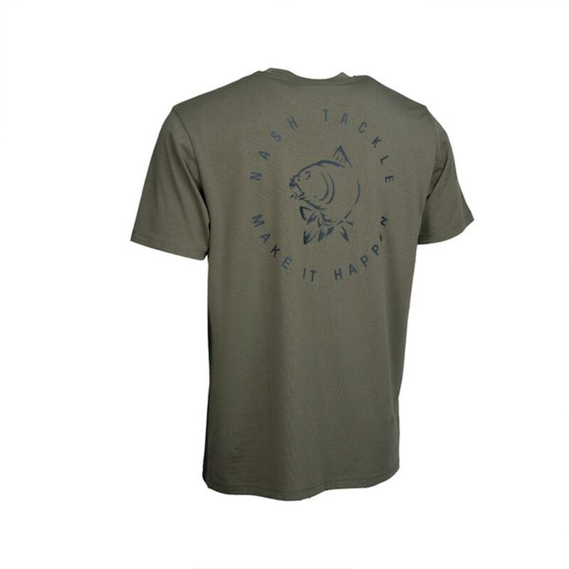 T-shirt Nash Make it Carp Logo Green - T-shirts manches courtes | Pacific P&ecirc;che