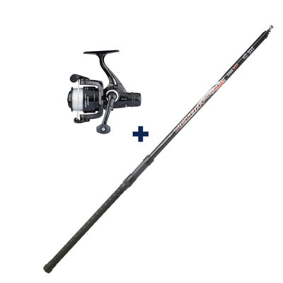 Ensemble T&eacute;lescopique Sert Canne Fish Instinct Victory Telebait 3.30m, 10-30g + Moulinet Meka Efi 201RD - Canne + moulinet | Pacific P&ecirc;che