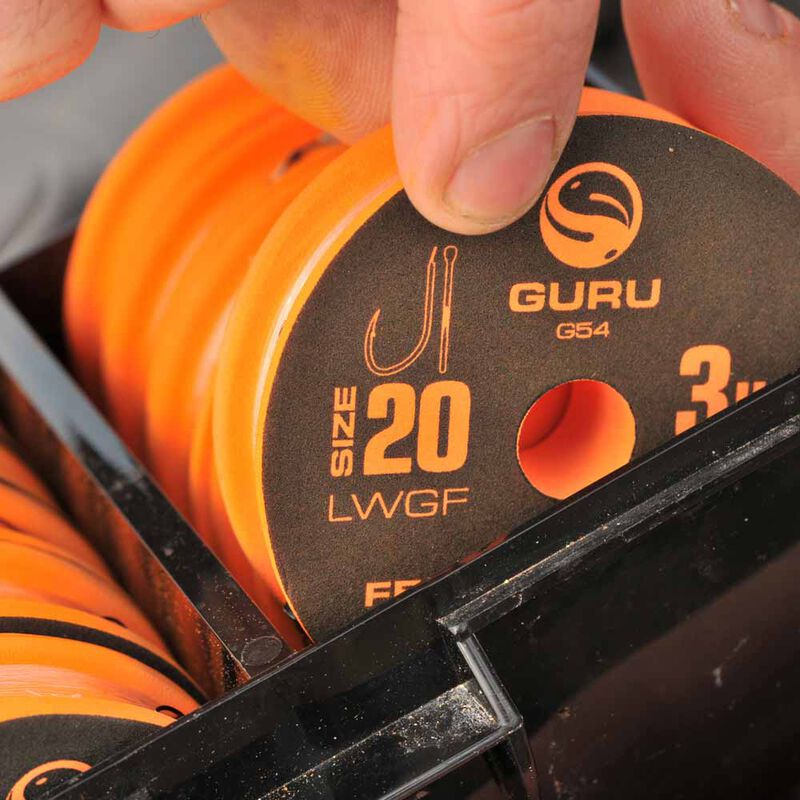Hame&ccedil;ons mont&eacute;s coup guru lwgf feeder rig 1m (x8) - Hame&ccedil;ons / bas de ligne feeder | Pacific P&ecirc;che