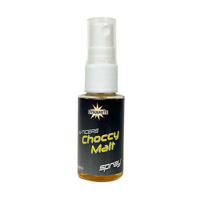 Spray Dynamite Baits Attractant N-Ticers Choco Malt 30ml - Boosters / dips | Pacific P&ecirc;che