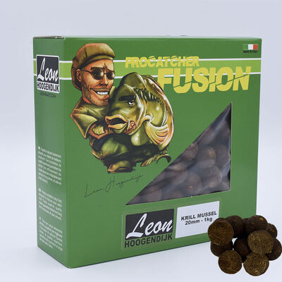 Bouillettes Hoogendijk Krill Mussel 1kg Procatcher Fusion Boilies - Denses | Pacific P&ecirc;che
