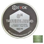Tresse Evok Tactikal Braid 8x Green 150m - Tresses | Pacific P&ecirc;che