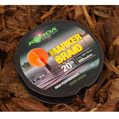Tresse &agrave; sonder carpe korda marker braid 20lbs 0.16mm 300m - Tresse | Pacific P&ecirc;che