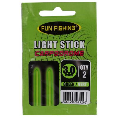 Antennes Lumineuses Fun Fishing 4.5 mm vert x2 - Flotteurs Carpodrome | Pacific P&ecirc;che