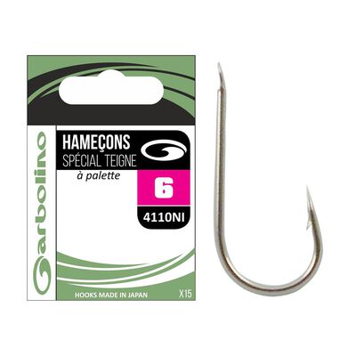 Hame&ccedil;ons  sp&eacute;cial teignes Garbolino STREAMLINE HAMECONS 4100NI (x15) - Hame&ccedil;ons | Pacific P&ecirc;che
