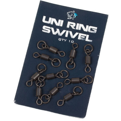Emerillons &agrave; anneaux carpe nash uni ring swivel (x10) - Emerillons carpe | Pacific P&ecirc;che