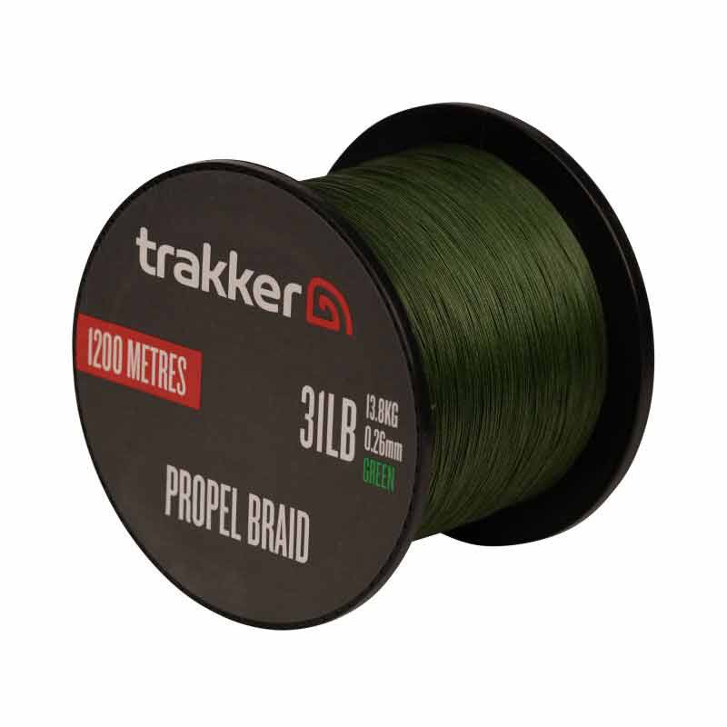 Tresse Trakker Propel Braid Green 1200m 31lb (13.8kg) - Tresse | Pacific P&ecirc;che