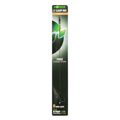 Bas de ligne carpe korda n trap df rig wide gape (x1) - Bas de Ligne Mont&eacute;s | Pacific P&ecirc;che