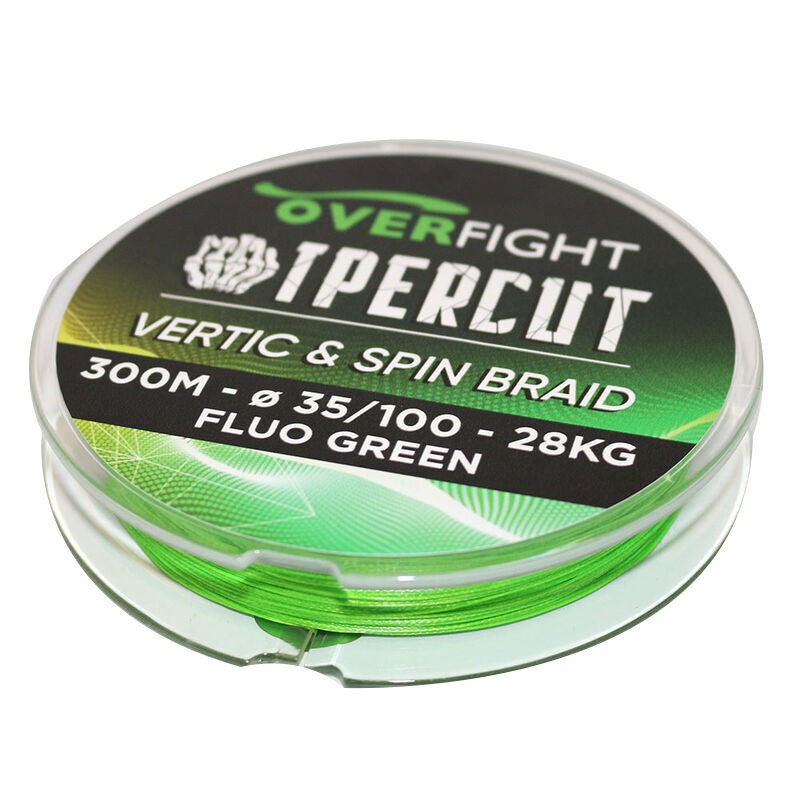 Tresse Overfight Ipercut Spin and Vertic Braid 300m - Tresses | Pacific P&ecirc;che