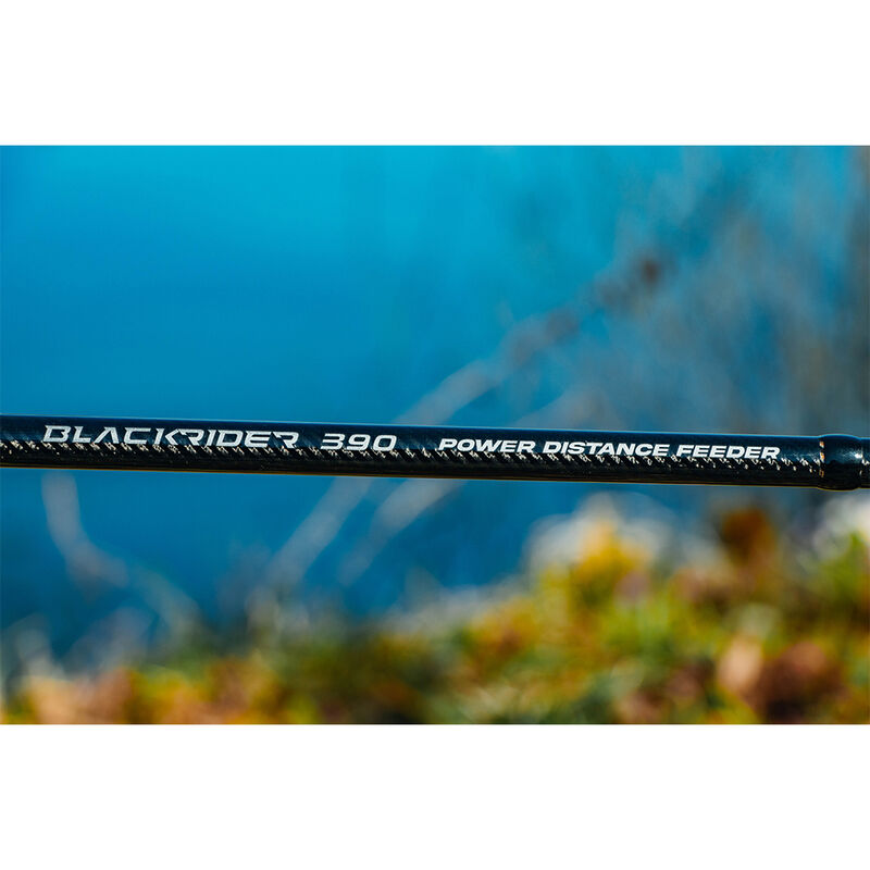 Canne Feeder TEOS Blackrider 390 Power Distance Feeder 40-120g - Cannes feeder | Pacific P&ecirc;che