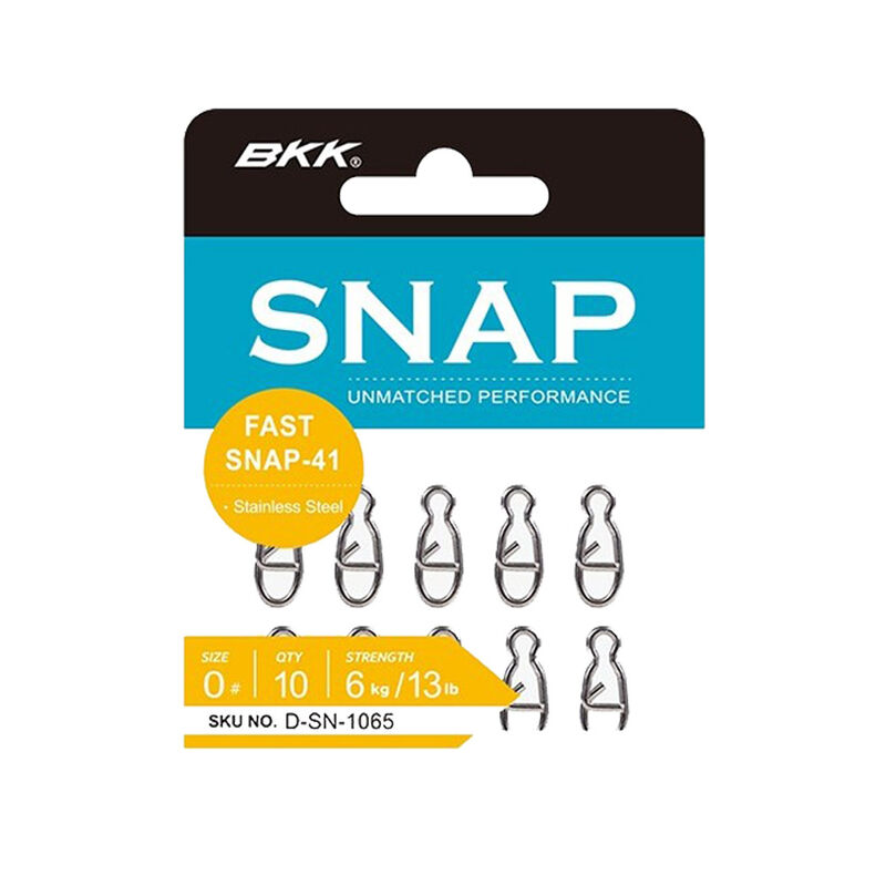 Agrafe BKK Fast Snap-41 - Emerillons et Agrafes | Pacific P&ecirc;che