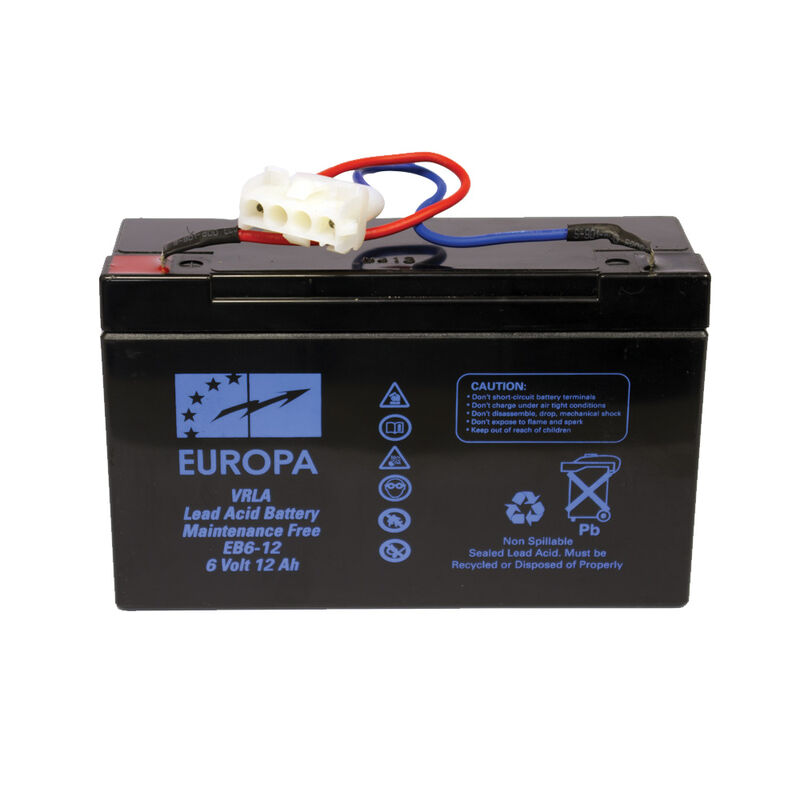 Batterie suppl&eacute;mentaire pour bateau amorceur carpe anatec 6v 12a - Bateaux Amorceurs | Pacific P&ecirc;che