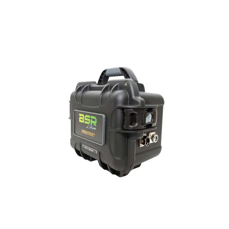 Valise BSR PRESTIGE+ LifePo4 Gen3 12V/100Ah + chargeur+ prise sondeur - Batteries | Pacific P&ecirc;che