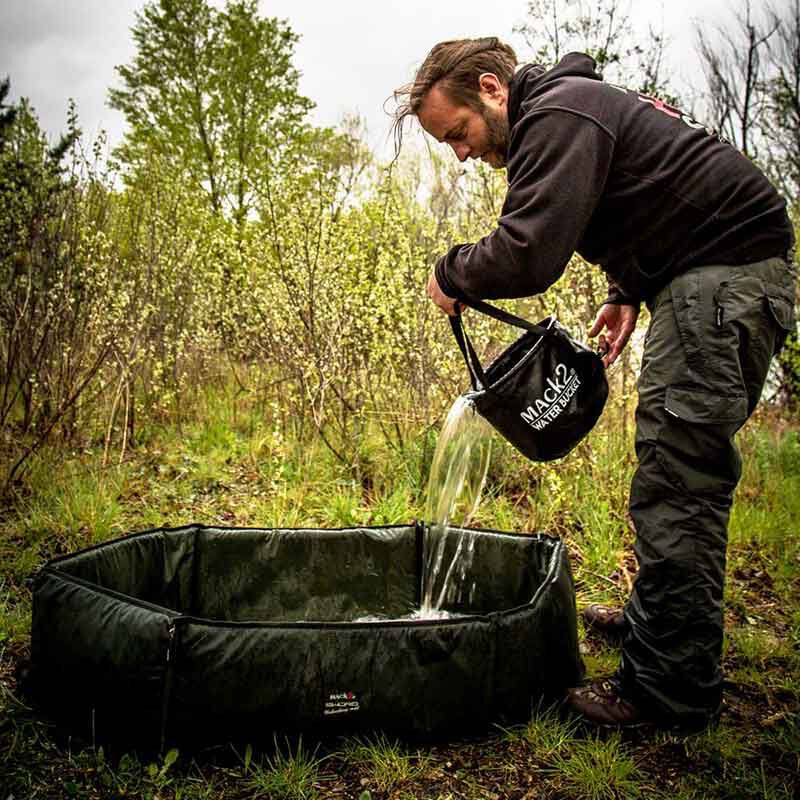 Seau souple carpe mack2 water bucket 10l - Seaux | Pacific P&ecirc;che