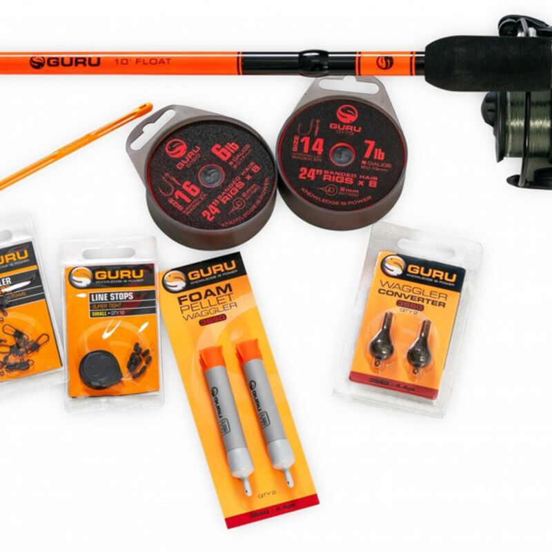 Ensemble Guru 10' Float rod & Reel Combo - Cannes Anglaise et Bolognaise | Pacific P&ecirc;che