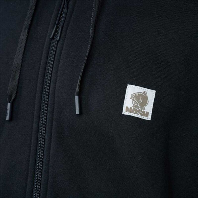 Sweat Nash Make it Badge Zipped Hoody Balck - Sweatshirts | Pacific P&ecirc;che
