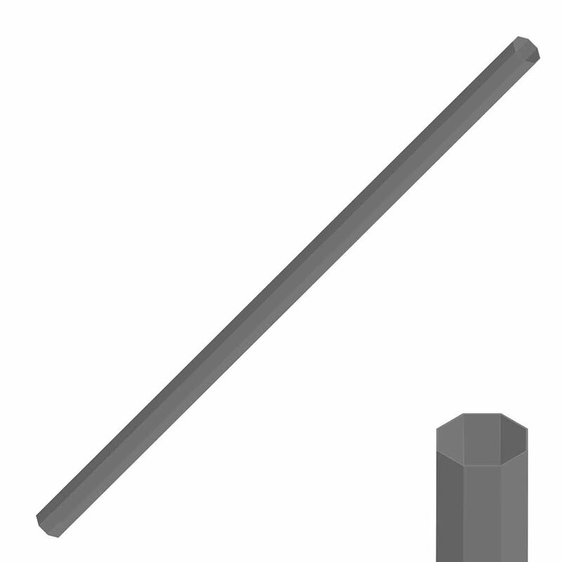 Tube Rive Octo 60mm L192cm Fume - Tubes de Protections | Pacific P&ecirc;che