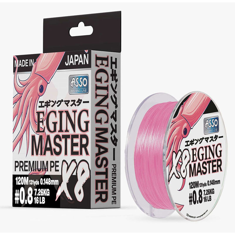 Tresse Pe Eging Master 8X - 120m Asso - Tresses | Pacific P&ecirc;che