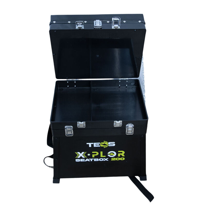 Panier de p&ecirc;che Teos Xplor Seatbox 200 alu 2 casiers - Paniers | Pacific P&ecirc;che