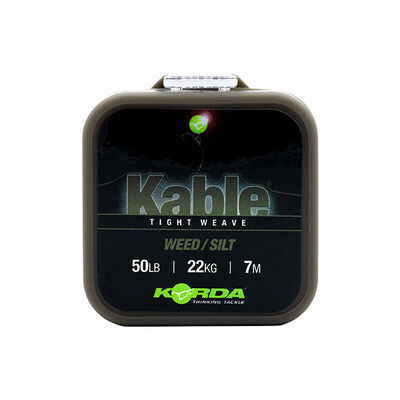Leadcore Korda Kable Tight Weave 7m Weed - Leadcore | Pacific P&ecirc;che