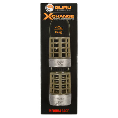 Cages feeder coup guru x-change distance feeder cage medium (x2) - Cages | Pacific P&ecirc;che