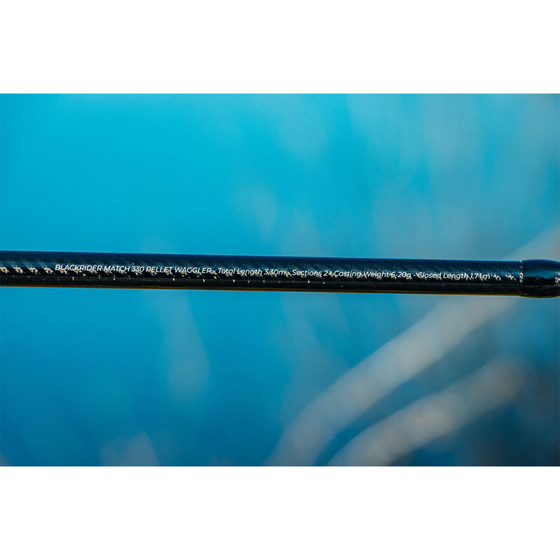 Canne Anglaise TEOS Blackrider Match 330 Pellet Waggler 6-20g - Cannes Anglaise et Bolognaise | Pacific P&ecirc;che