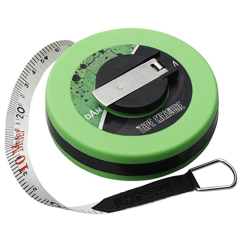 M&egrave;tre &agrave; ruban &agrave; rouler &agrave; la main madcat tape measure 10m - Pes&eacute;e | Pacific P&ecirc;che