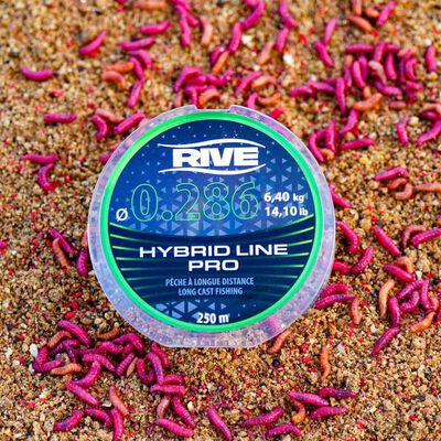 Nylon RIVE HYBRID LINE PRO 250M 20,3/100 - Nylons Feeder | Pacific P&ecirc;che